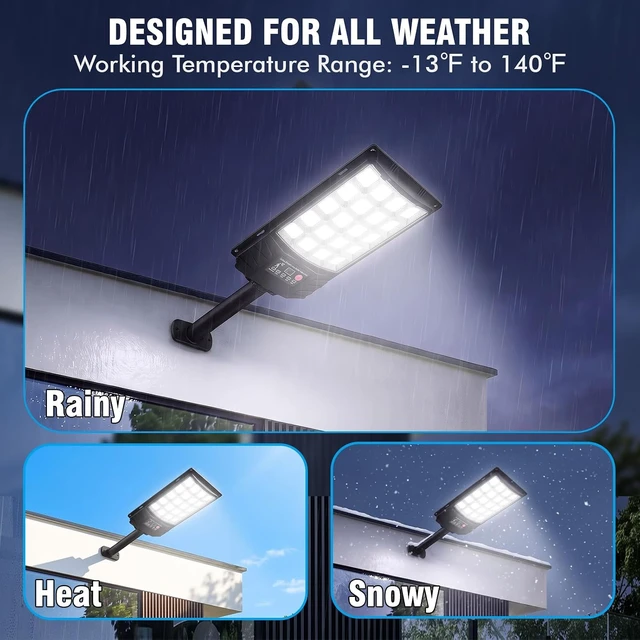 Alt view image 5 of 7 - Solar Street Lights Outdoor Waterproof, Flood Lights with Motion Sensor