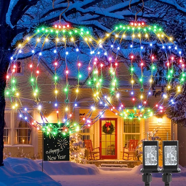 Main image of Joomer Plug-in Christmas Ball Lights, 13in & 11in Foldable Sphere Lights