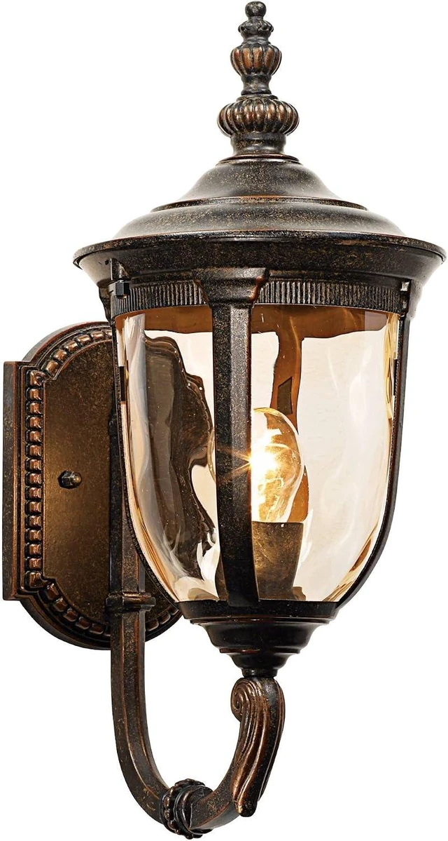 Main image of Bellagio 16 1/2" Bronze Upbridge Arm European Outdoor Light Fixture