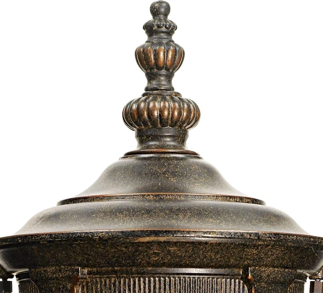 Alt view image 3 of 7 - Bellagio 16 1/2" Bronze Upbridge Arm European Outdoor Light Fixture
