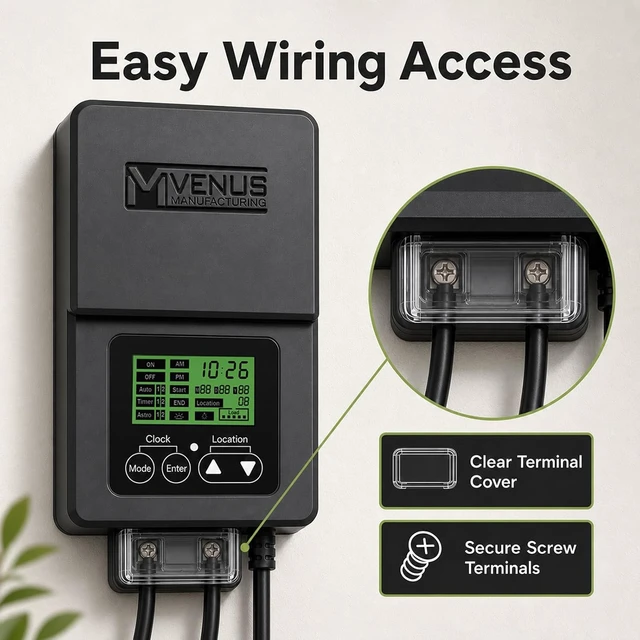 Alt view image 6 of 7 - VENUS MANUFACTURING 60W Low Voltage Landscape Lighting Transformer 12V