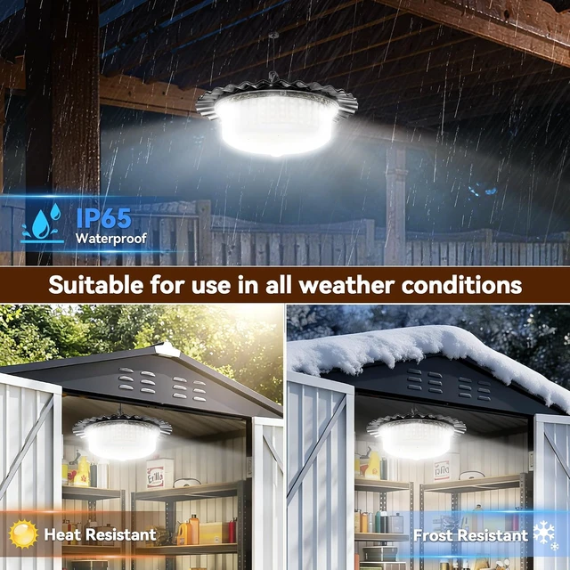 Alt view image 3 of 7 - Solar Lights Outdoor Waterproof,396 LED Solar Shed Light Indoor Outdoor
