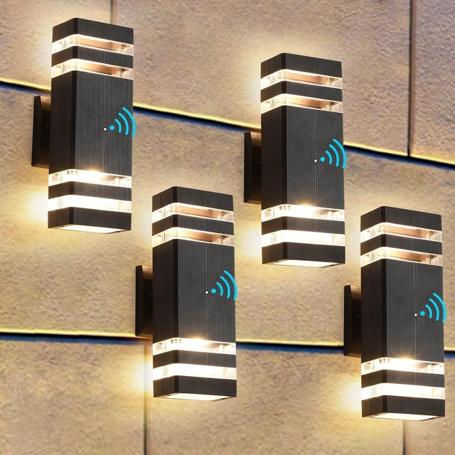 Main image of Dusk to Dawn Outdoor Wall Light,Outdoor Sconce Wall Mount,12.8 in