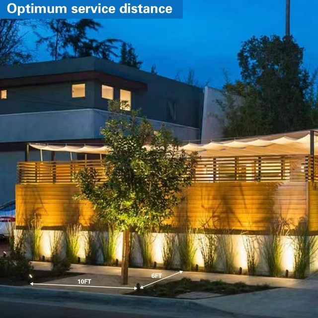 Alt view image 6 of 7 - 20W Led Spotlights Outdoor Landscape Lights,Low Voltage Led Landscape Lighting, 12V ~24V AC/DC Waterproof Landscape Spotlights with Stake for Tree Flag Lights 3000K Ultra Warm White (4Pack)