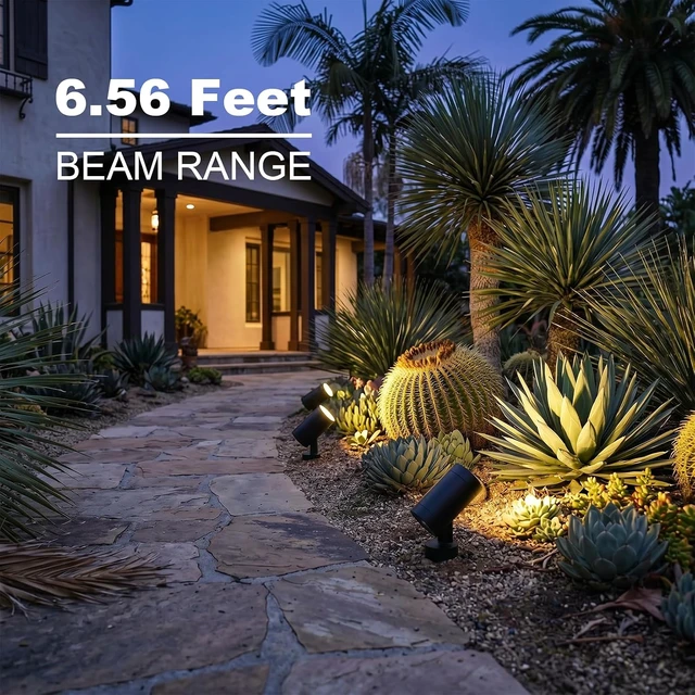 Alt view image 4 of 7 - GOODSMANN Low Voltage LED Landscape Flood Lights, 6W, 12V AC, 2 Pack