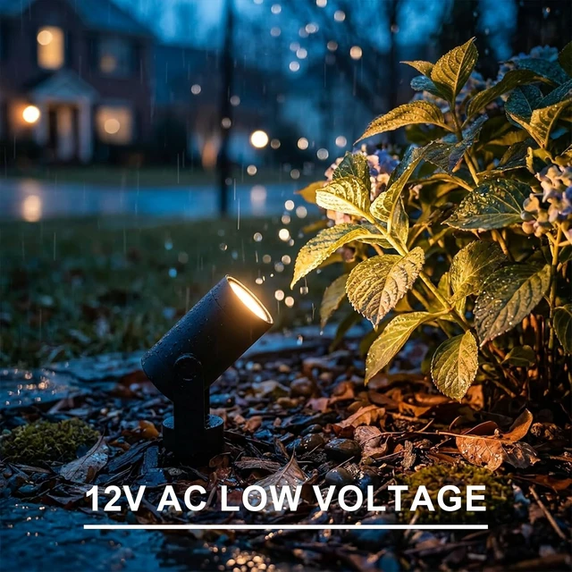 Alt view image 6 of 7 - GOODSMANN Low Voltage LED Landscape Flood Lights, 6W, 12V AC, 2 Pack