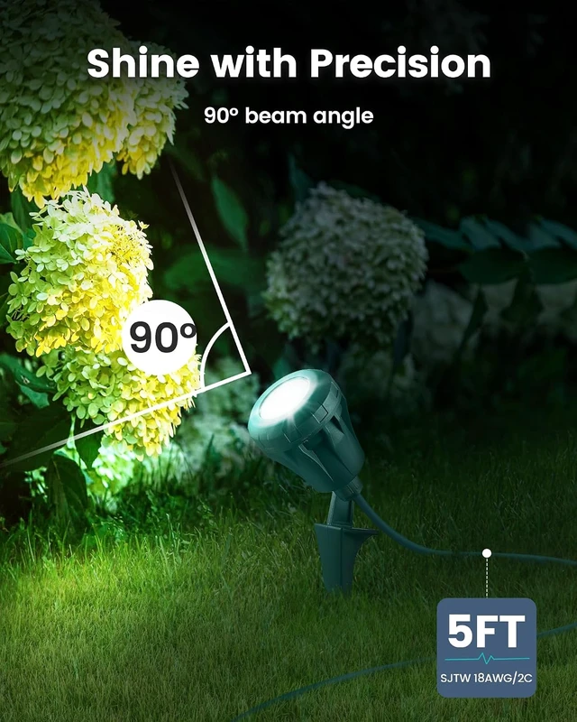 Alt view image 6 of 7 - SURAIELEC Halloween Spotlights Outdoor, 800LM, 5 Lenses, ETL Listed, 2 Pack