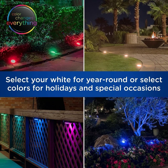 Alt view image 3 of 7 - Enbrighten Landscape Lighting, 40ft, 6 Lights, Remote Control