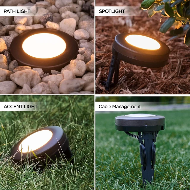 Alt view image 5 of 7 - Enbrighten Landscape Lighting, 40ft, 6 Lights, Remote Control