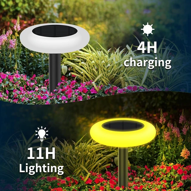 Alt view image 5 of 7 - Lightonight Solar Path Lights 6 Pack Waterproof, Color Changing