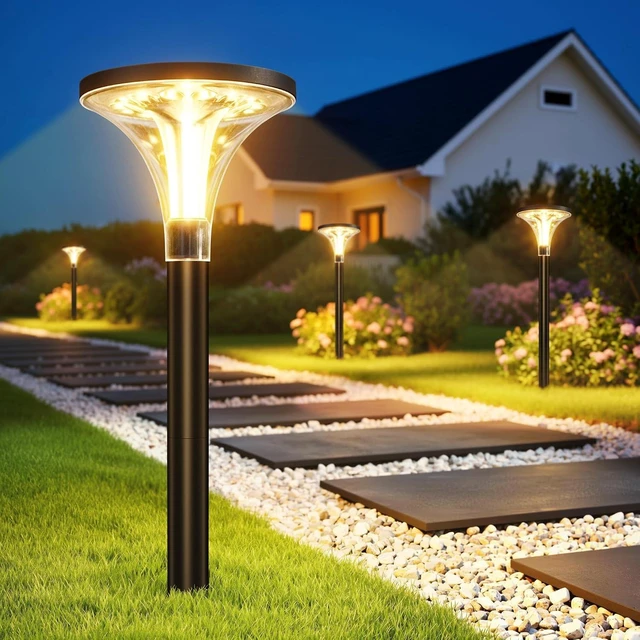 Main image of 29" Tall Solar Lights Outdoor Waterproof, 200LM Ultra Bright