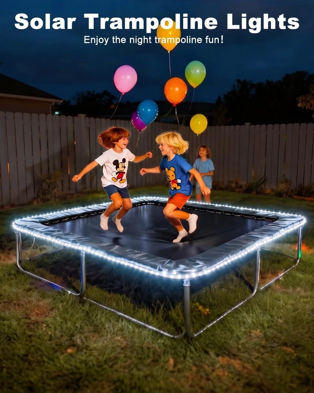 Alt view image 5 of 7 - btfarm Solar Rope Lights, 120LED 46FT String Lights Outdoor Waterproof