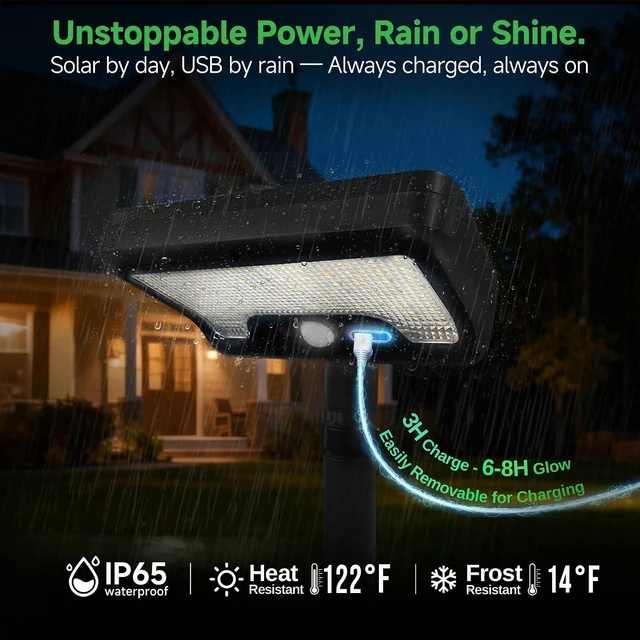 Alt view image 5 of 7 - Solar Motion Sensor Pathway Lights - Warm & Daylight Selectable Path Light 3 Modes, IP65 Waterproof Black LED Garden Lighting with Remote Control for Outside Landscape Walkway (4 Pack)