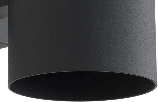 Alt view image 5 of 7 - Progress Lighting Cylinder Outdoor Wall Light, Black