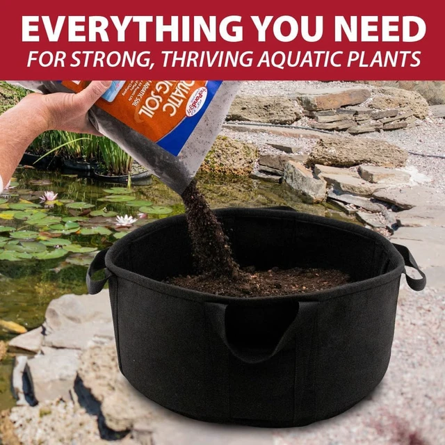 Alt view image 2 of 7 - Water Lily & Lotus Planting Kit, Large