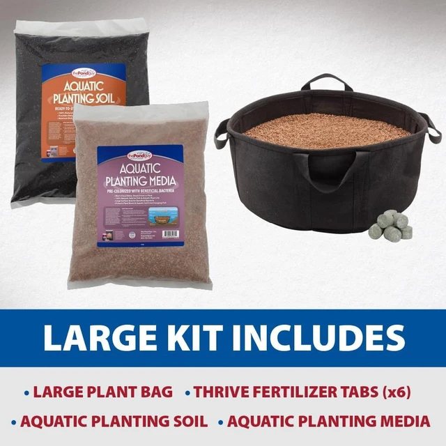 Alt view image 3 of 7 - Water Lily & Lotus Planting Kit, Large