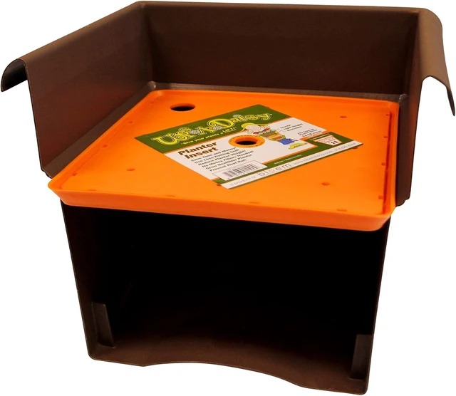 Alt view image 4 of 7 - Bloem Ups-A-Daisy Square Planter Insert - 14.75" Width x 1" Thick