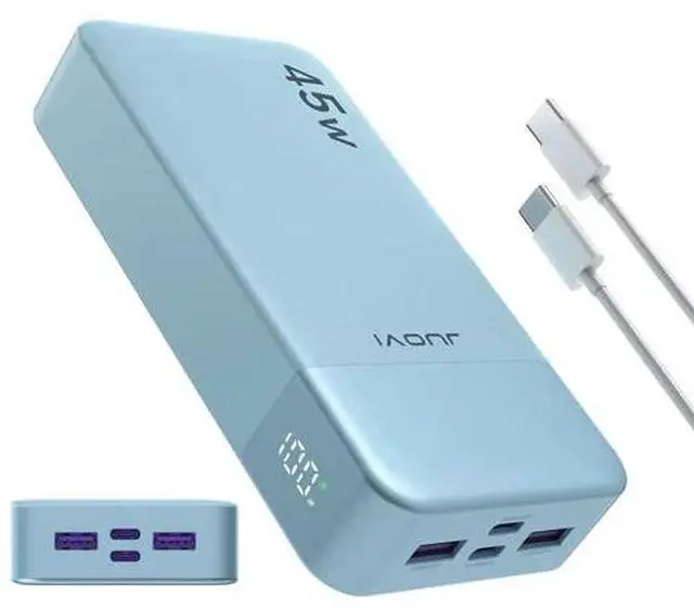 Main image of Power Bank 20000mAh 45W Portable Charger External Battery Backup For Cell Phone