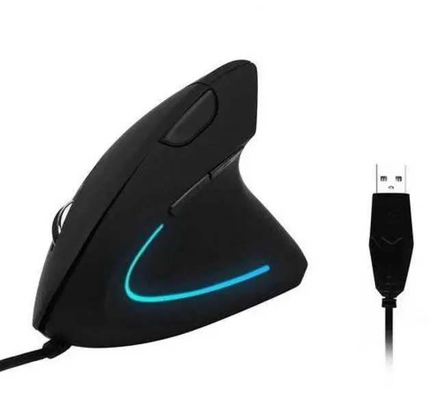 Main image of For Laptop PC Ergonomic Optical Vertical Mouse Mice USB Wired LED Mice 2400 DPI