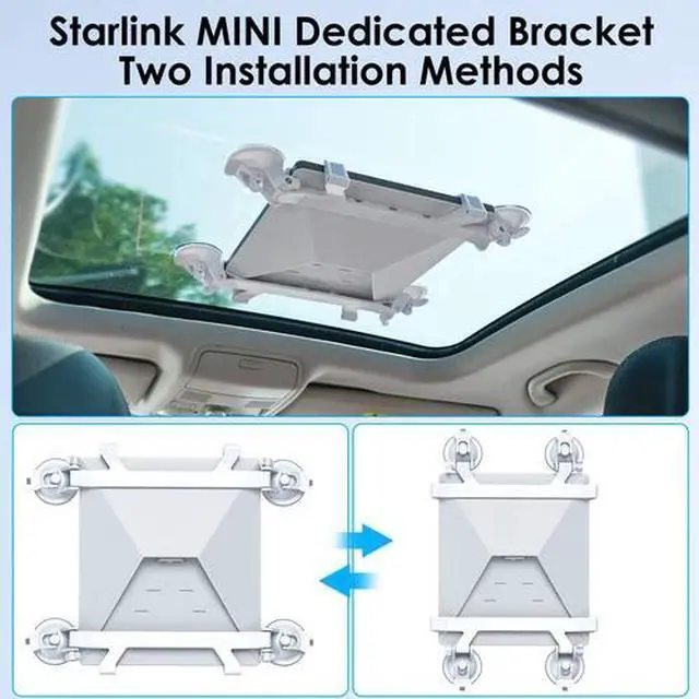 Alt view image 3 of 7 - Starlink Mini Roof Mount Suction Cup Holder for Car RV SUV Camper Sunroof/Glass
