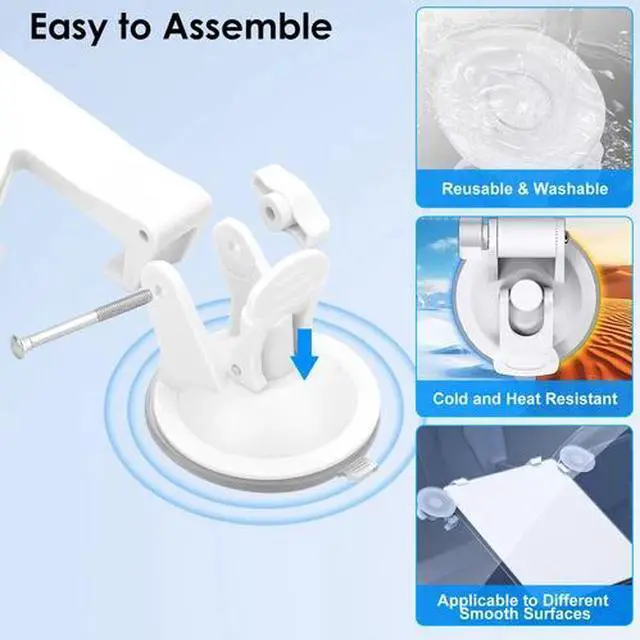 Alt view image 4 of 7 - Starlink Mini Roof Mount Suction Cup Holder for Car RV SUV Camper Sunroof/Glass