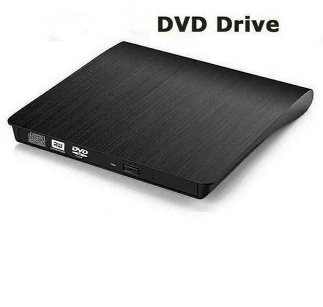 Alt view image 3 of 4 - For Laptop PC Slim External CD DVD RW Drive USB 3.0 Writer Burner Player Black