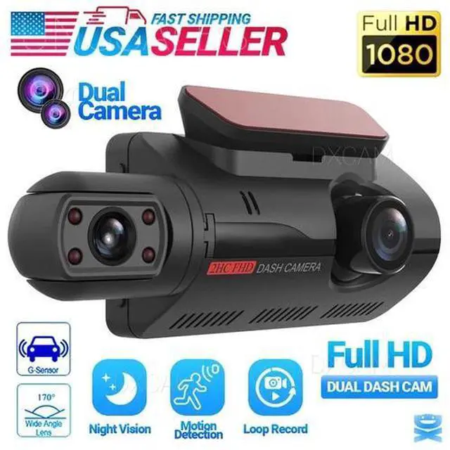 Main image of Dash Cam Dual Lens HD 1080P Car DVR Video Recorder G-Sensor Front Inside Camera