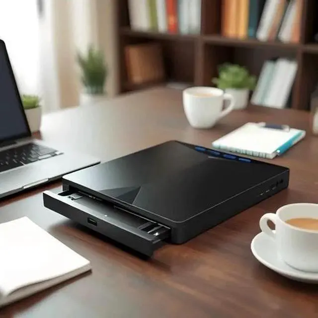 Alt view image 7 of 7 - Slim External CD DVD RW Drive USB 3.0 Writer Burner Player Black For Laptop 1Pcs
