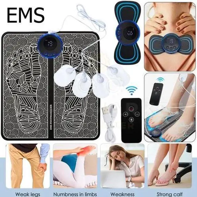 Main image of EMS Foot Massager with Remote Control, Pain-Relief for Feet Neuropathic Relief