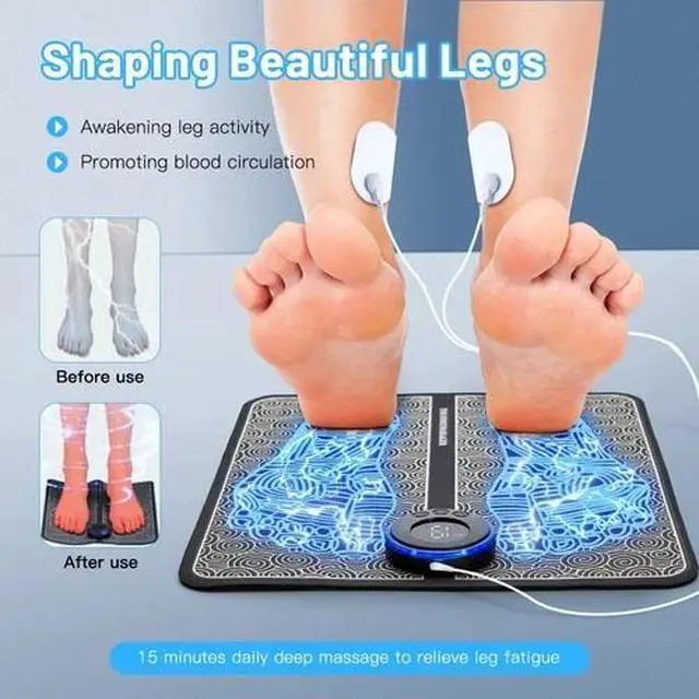 Alt view image 5 of 7 - EMS Foot Massager with Remote Control, Pain-Relief for Feet Neuropathic Relief