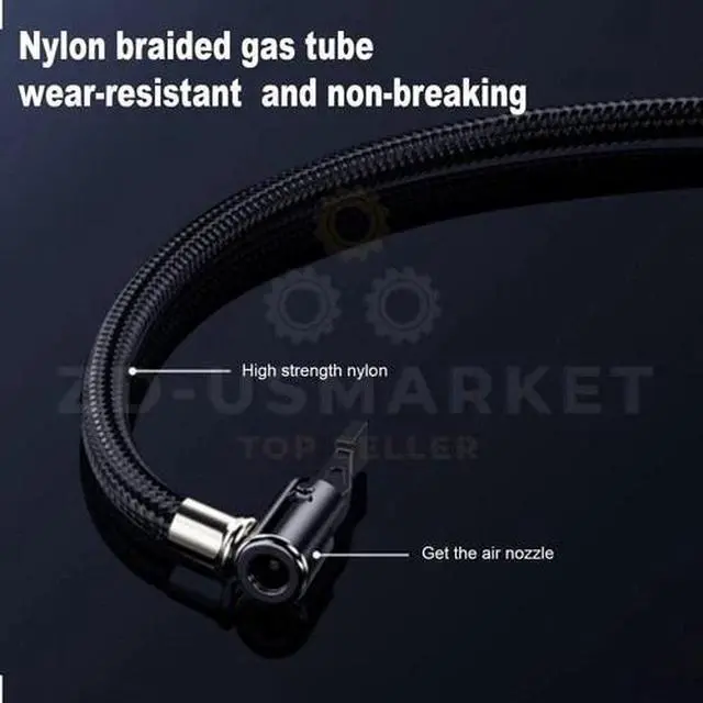 Alt view image 6 of 7 - 99800mAh Car Jump Starter Booster Jumper Box Tire Inflator Compressor Air Pump