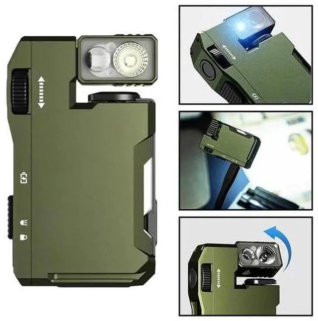 Main image of 400LM Portable Pocket Mini EDC Flashlight Waterproof Emergency Lamp for Camping