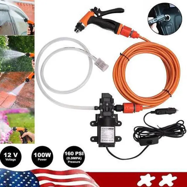 Main image of Car Pressure Washer Electric Gun Portable 12V High Power Cleaner With Water Pump