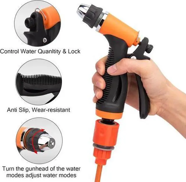 Alt view image 4 of 7 - Car Pressure Washer Electric Gun Portable 12V High Power Cleaner With Water Pump