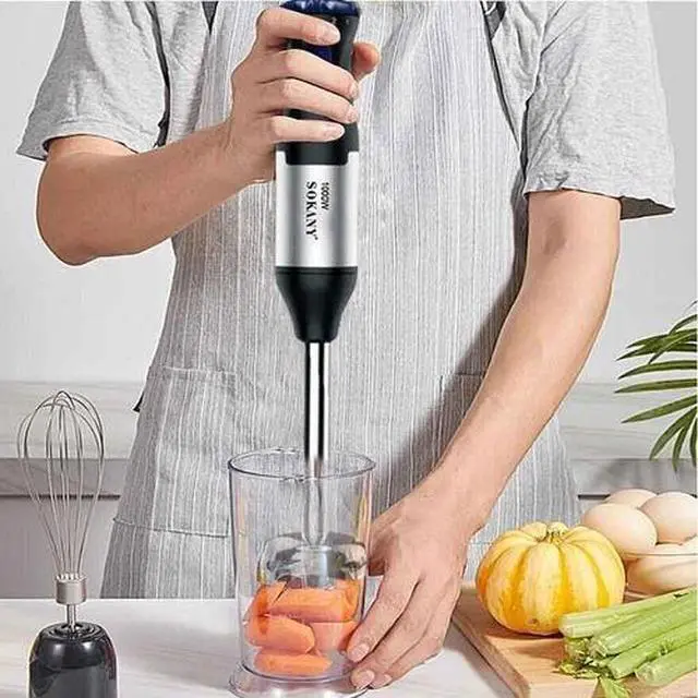 Alt view image 6 of 7 - 5-in-1 Hand Immersion Blender 1000W Entire Stainless Steel Blender Baby food