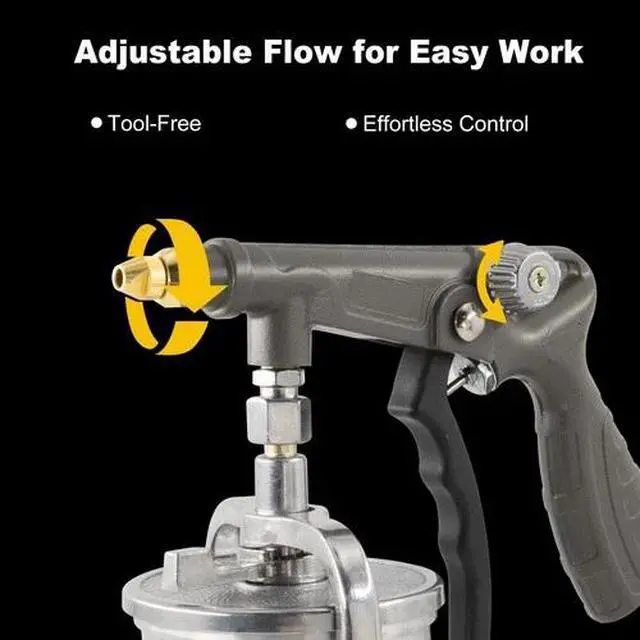 Alt view image 5 of 7 - Rust Proof Undercoat Spray Gun Automotive Undercoating Truck Bed Liner Coating