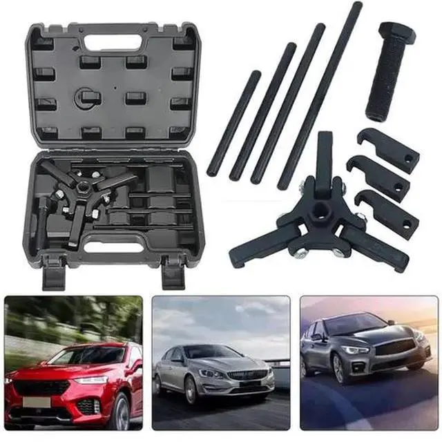 Alt view image 2 of 7 - Harmonic Balancer Removal Tool Kit Puller Dampers For Jeep Ford GM Chrysler SUV