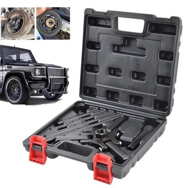 Alt view image 4 of 7 - Harmonic Balancer Removal Tool Kit Puller Dampers For Jeep Ford GM Chrysler SUV