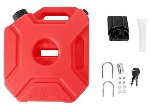 Alt view image 5 of 6 - 5L Gas Fuel Tank Gas Can Oil Storage Can For ATV UTV Gokart Motorcycle Car SUV