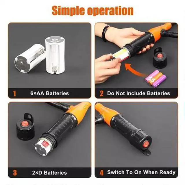 Alt view image 6 of 7 - 2.4 GPM Portable Powered Battery Liquid Transfer Pump for Gasoline Diesel Fuel