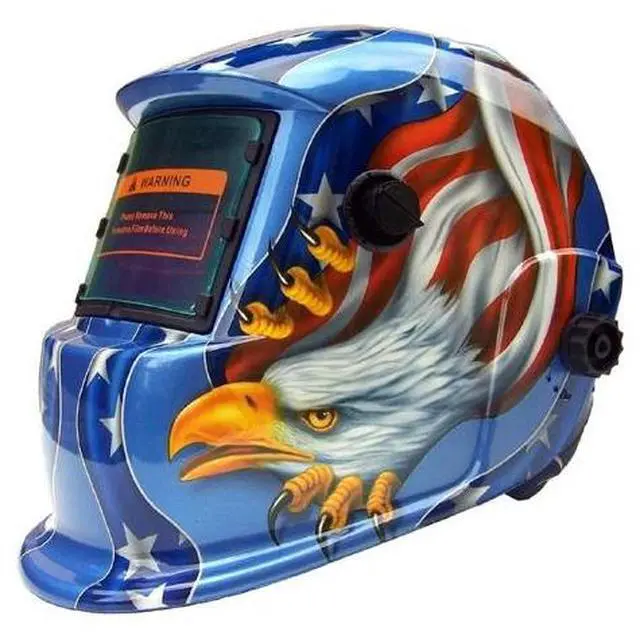 Main image of Solar Powered Welding Helmet Pro Auto Darkening Hood Mig Tig Arc Welder Mask