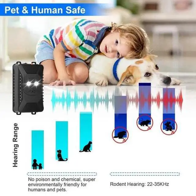 Alt view image 3 of 7 - 2PCS Car Ultrasonic Mouse Repeller Vehicle Rat Rodent Pest Animal Repellent 12V