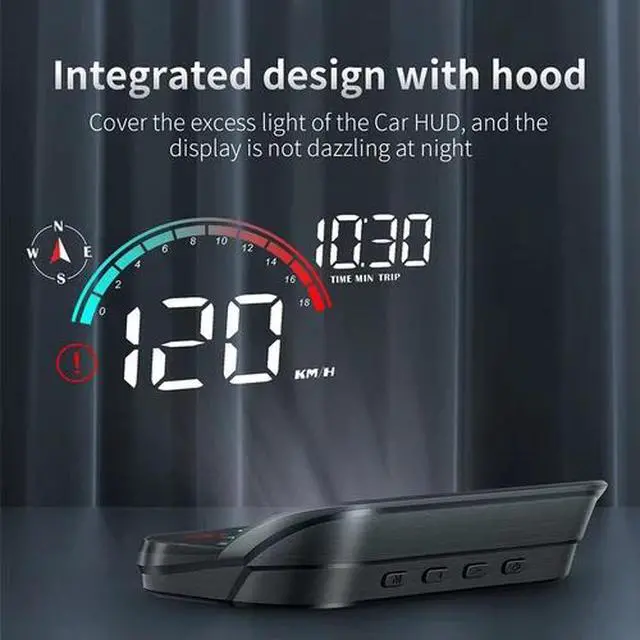 Alt view image 6 of 7 - Car Digital Speedometer Universal GPS Car HUD Head Up Display Hud Speedometer