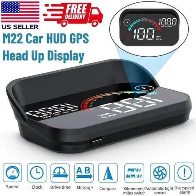 Main image of Car Digital Speedometer Universal GPS Car HUD Head Up Display Hud Speedometer