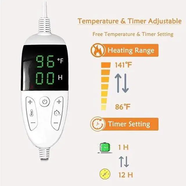 Alt view image 4 of 7 - Electric Pet Heating Pad Bed for Cat Dog Large Indoor Outdoor Waterproof 27"X18"
