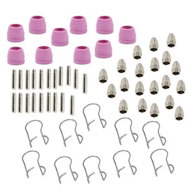 Alt view image 4 of 7 - 60 Pcs Plasma Cutter Torch Consumables Kit for SG-55, AG-60, WSD-60 CUT50