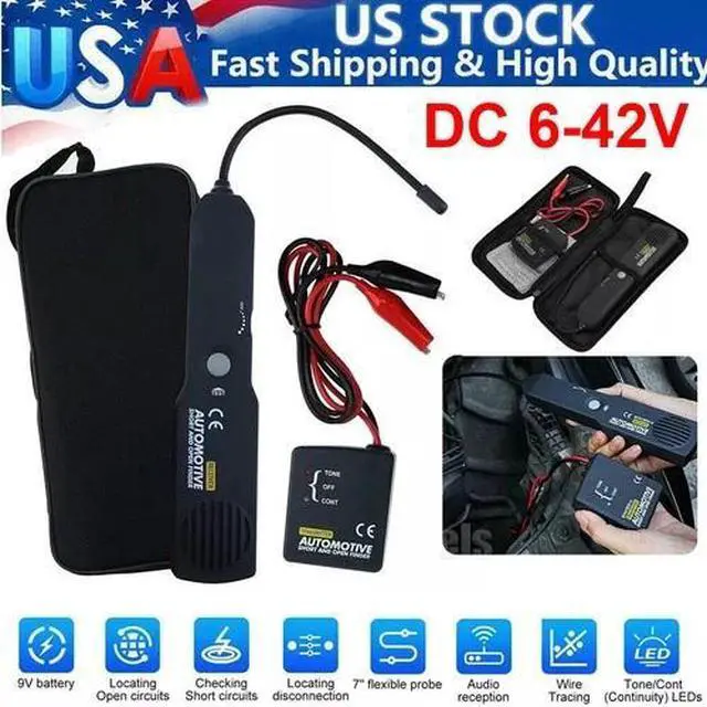 Main image of Circuit Tester Automotive Short and Open Finder DC 6-42V Car Wire Tracker Tool