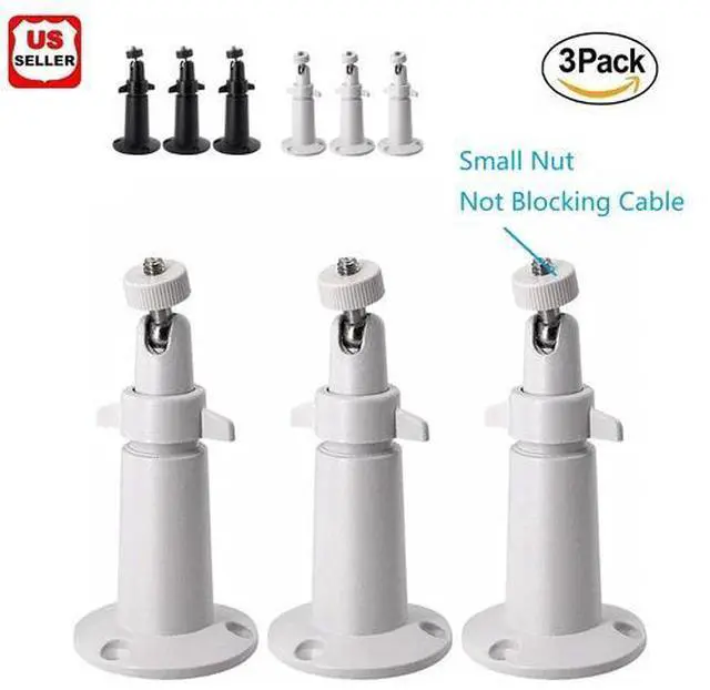 Main image of 3 PK Security Wall Mount for Arlo Pro 2 3 4 Pro Light Camera Indoor Outdoor Cam