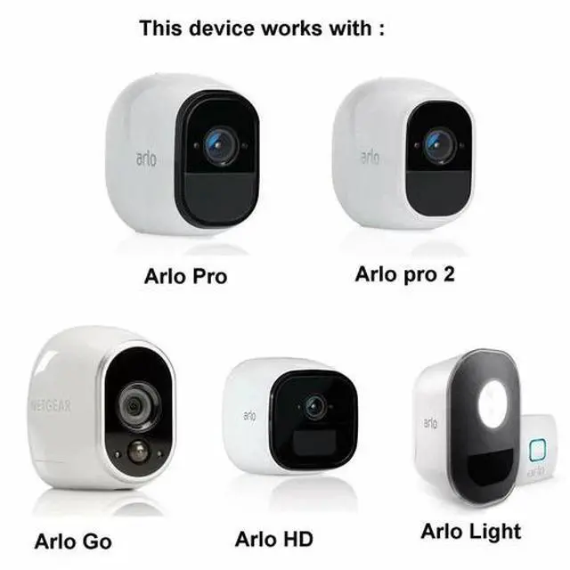 Alt view image 7 of 7 - 3 PK Security Wall Mount for Arlo Pro 2 3 4 Pro Light Camera Indoor Outdoor Cam
