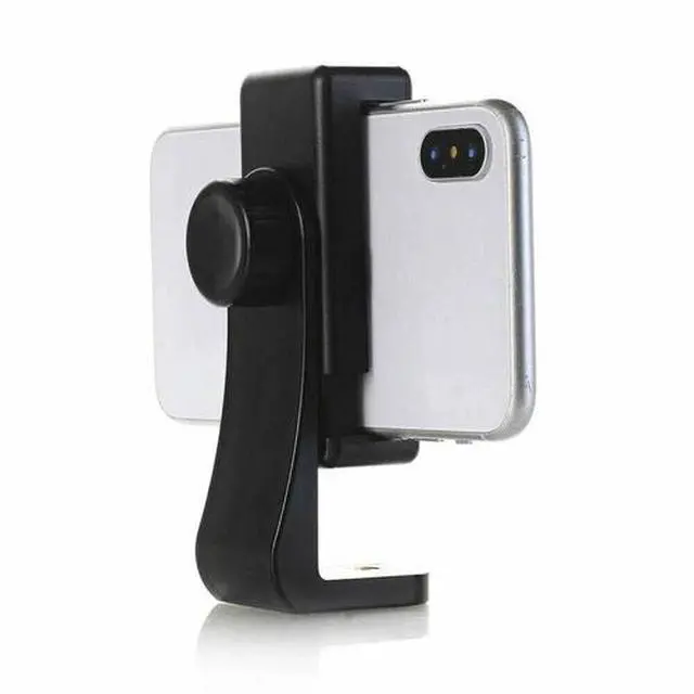 Alt view image 2 of 4 - Smartphone Holder Tripod Adapter Cell Phone Bracket Mount Clip for Selfie Stick